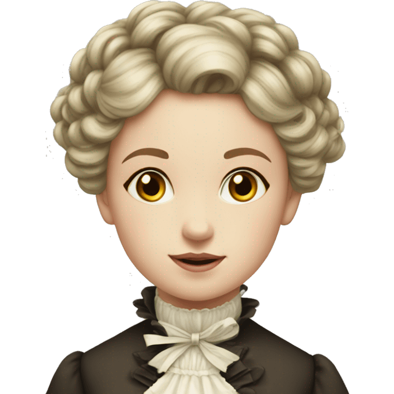 Victorian girl ￼ emoji