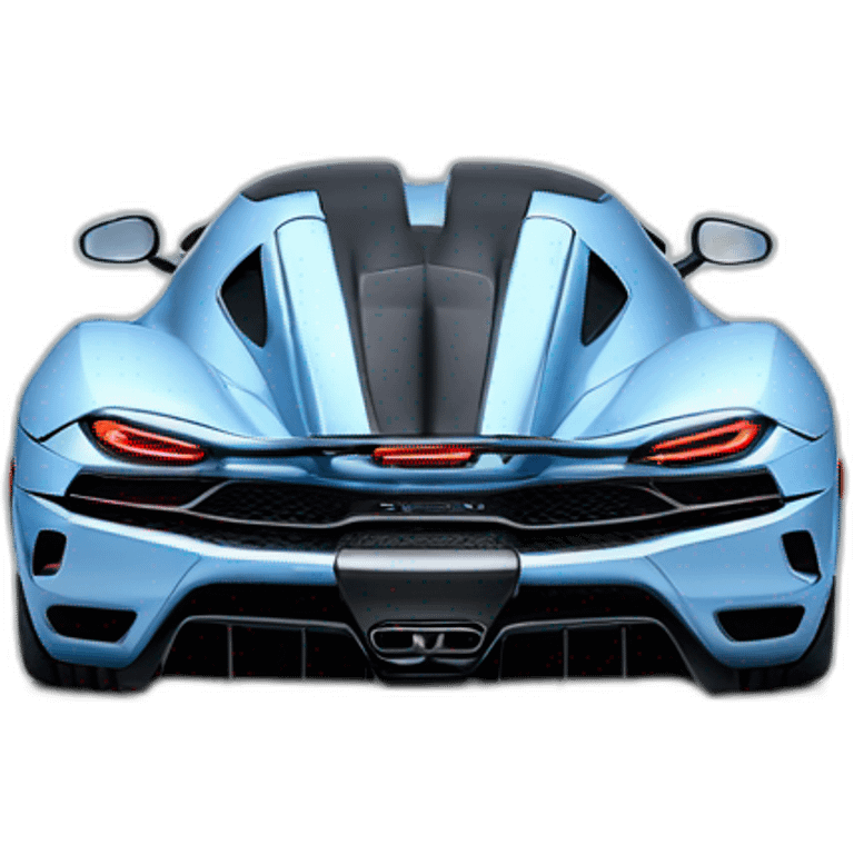 Koenigsegg regera from the back emoji