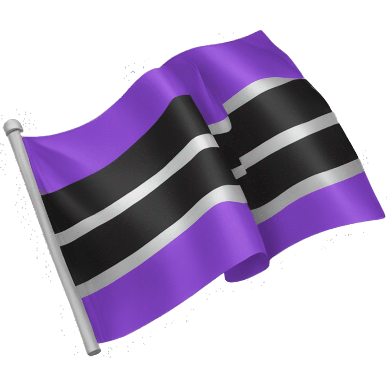 Asexual flag emoji