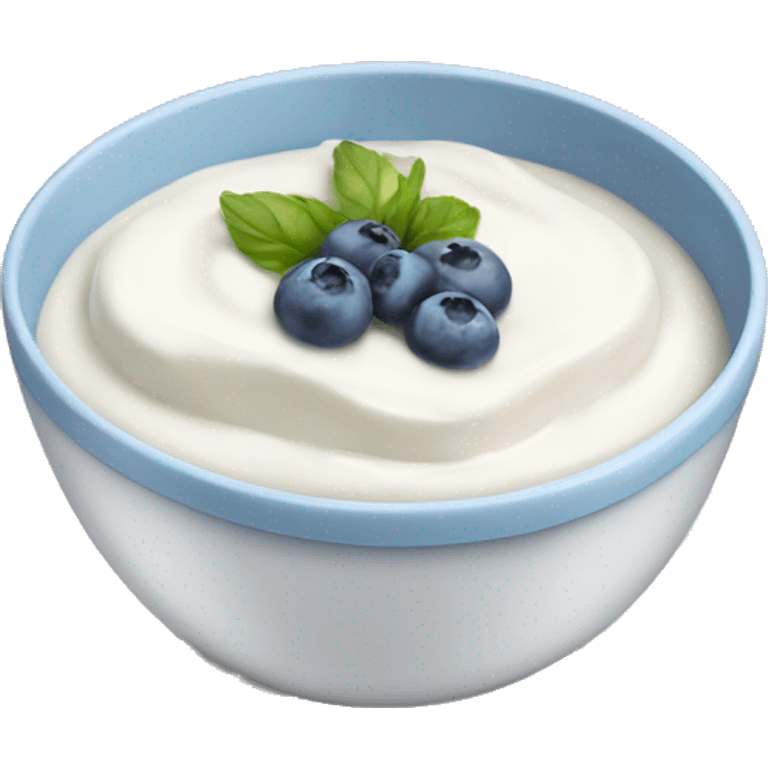 Bowl of yogurt  emoji