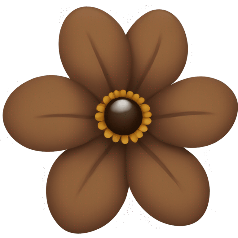 brown flower emoji