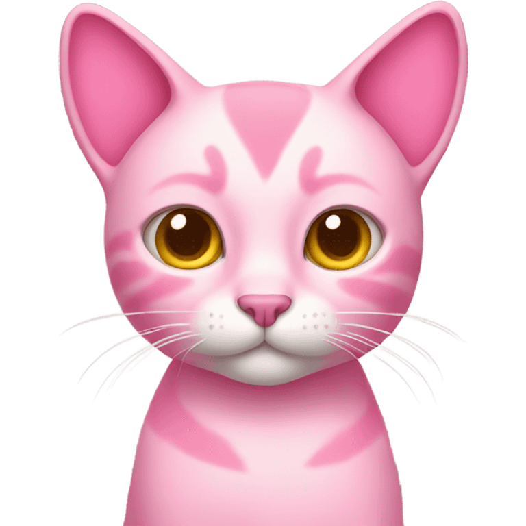 Pink cat emoji