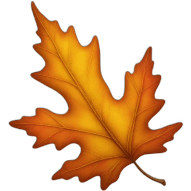 autumn leaf emoji