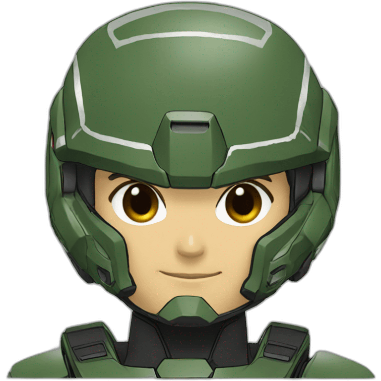 Halo Spartan japan anime emoji