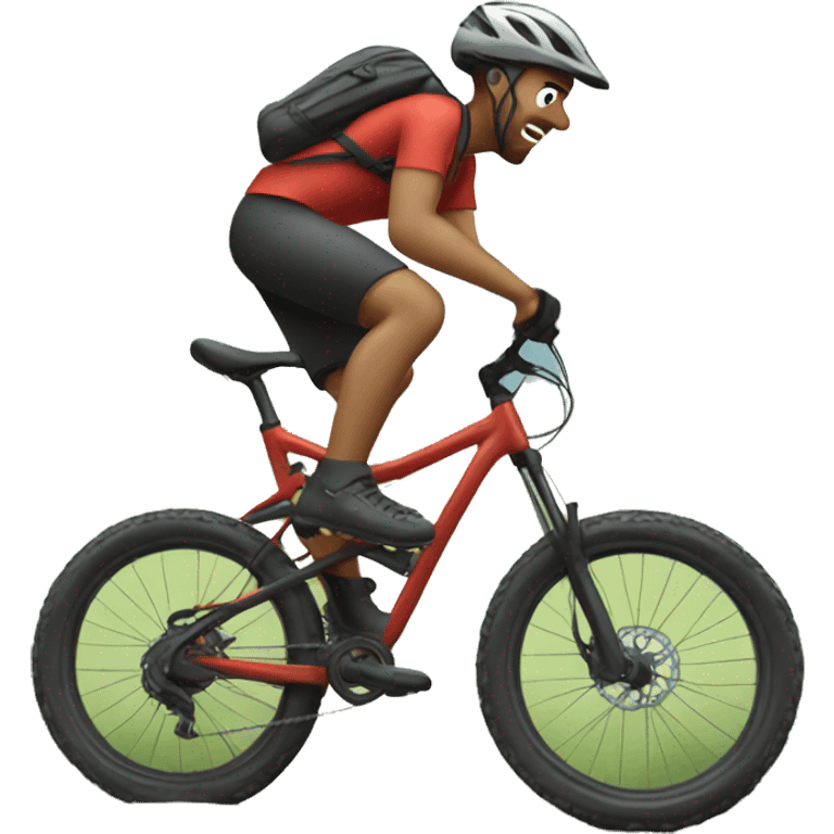 mountain biking emoji