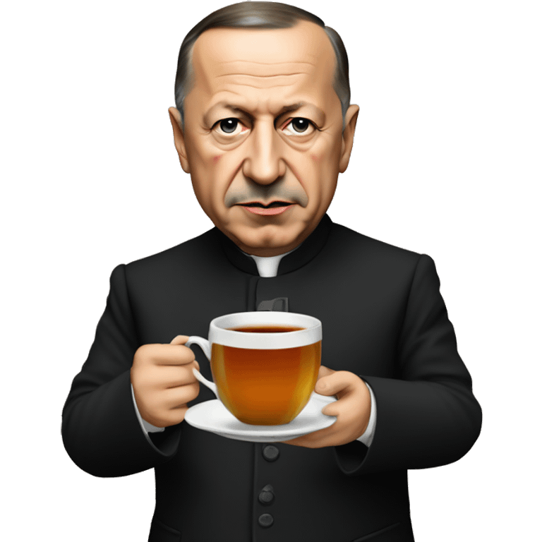 erdogan with tea emoji