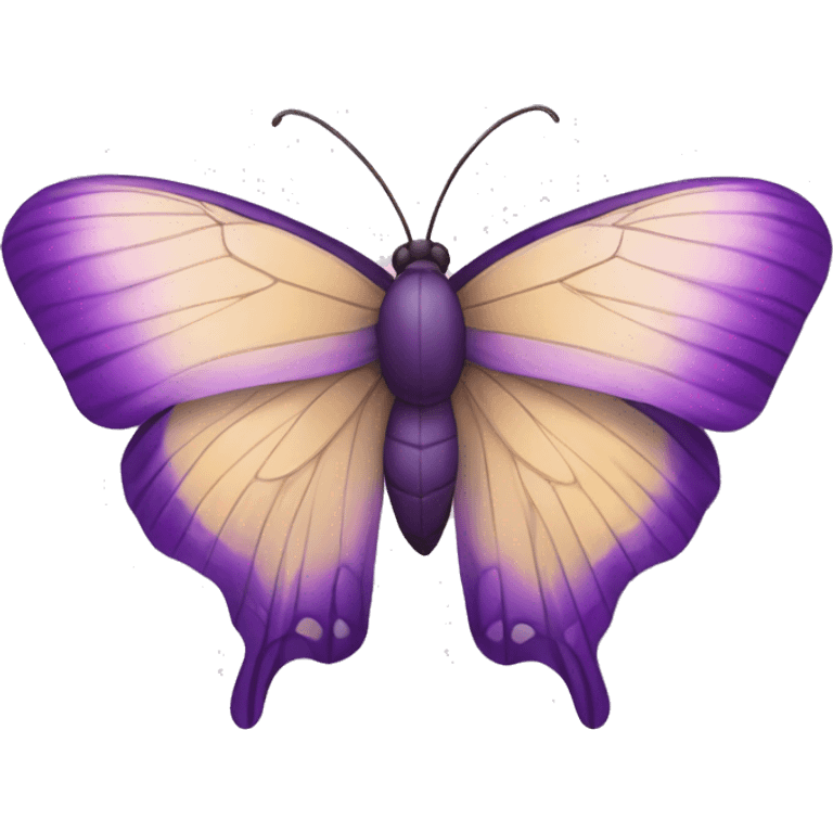 Mariposa morada emoji