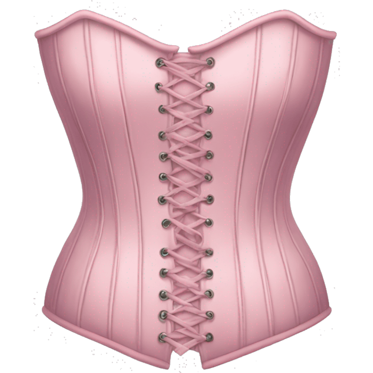 Pastel pink corset  emoji