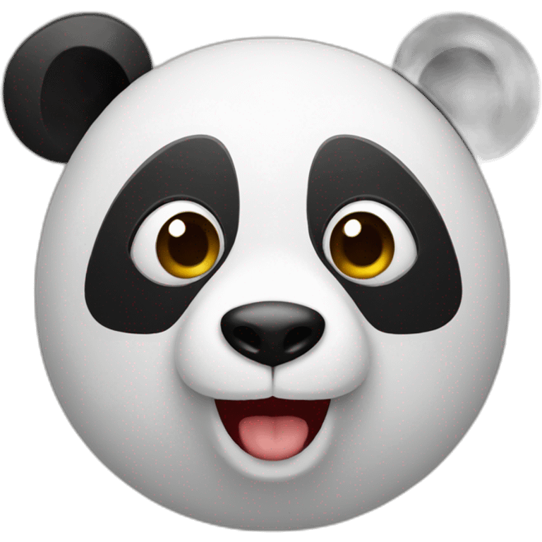 Panda photographe emoji