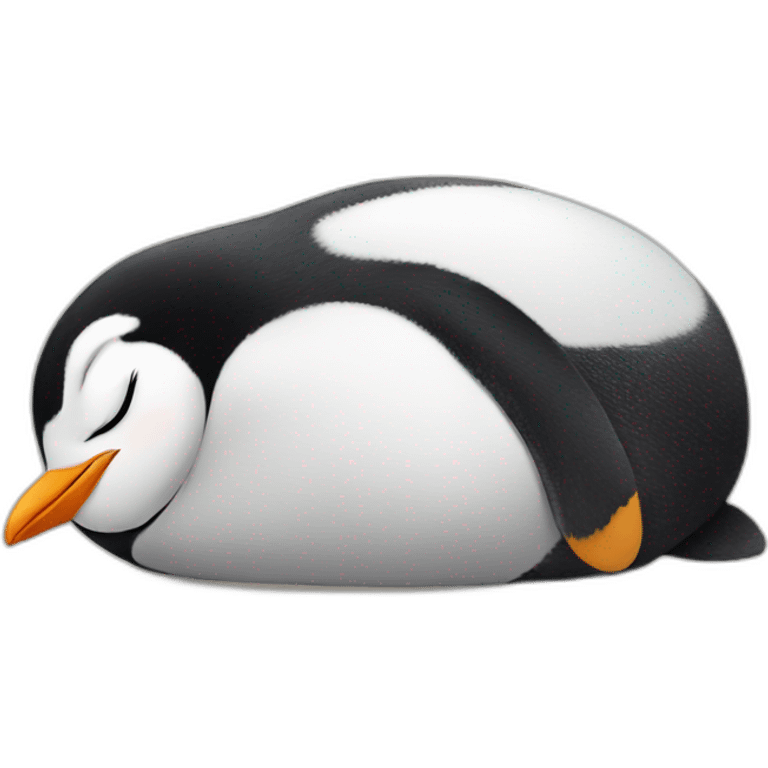 penguin sleeping  emoji