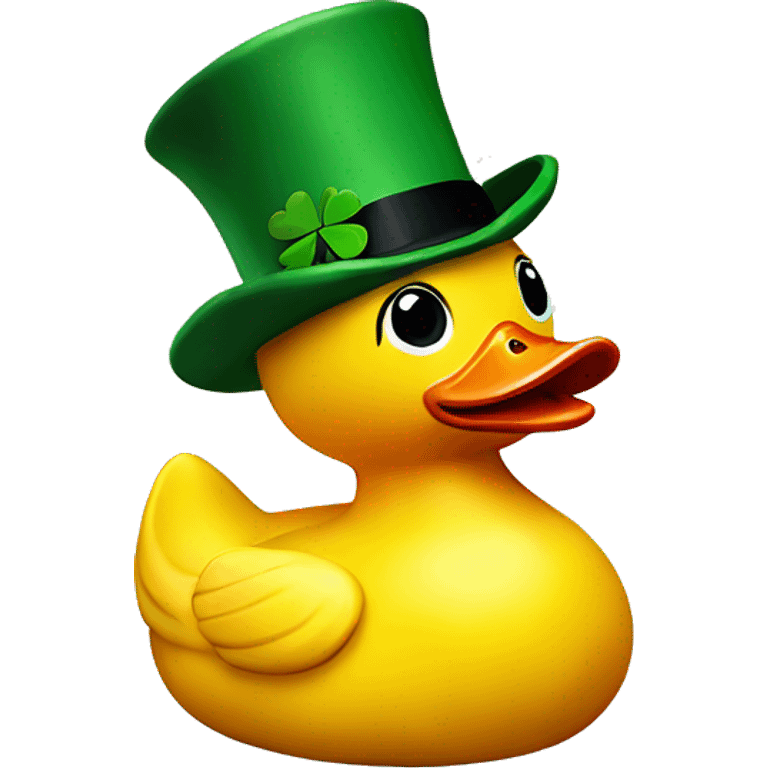 Irish rubber duck emoji