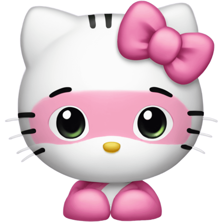 Make a cute hello kitty emoji emoji