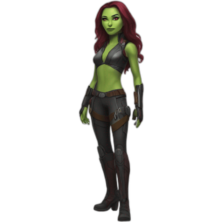 Gamora full body emoji