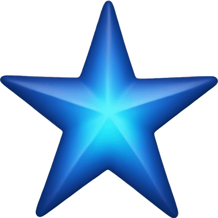 Blue star emoji