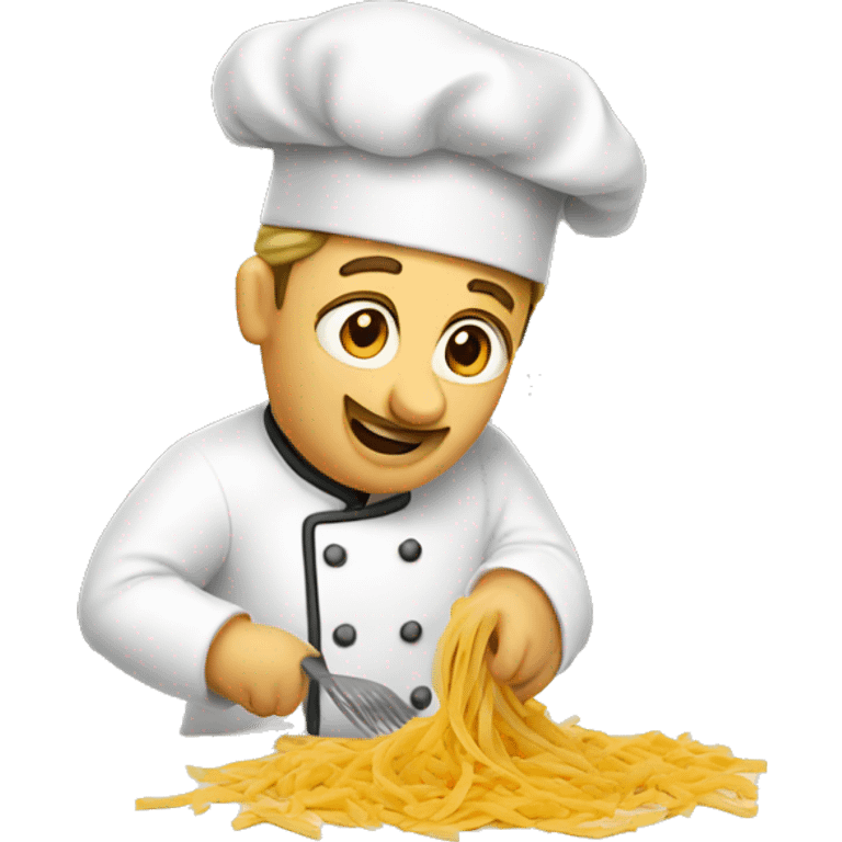 CHEF MAKING PASTA emoji