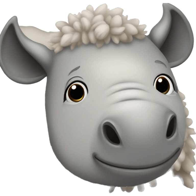 Wooly Rhinoceros emoji