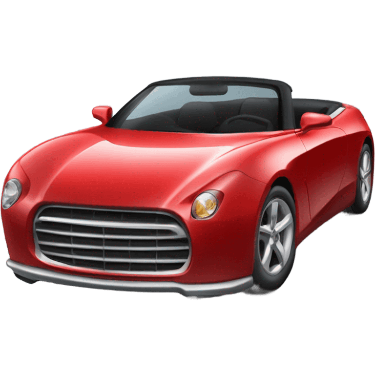 red convertible car emoji