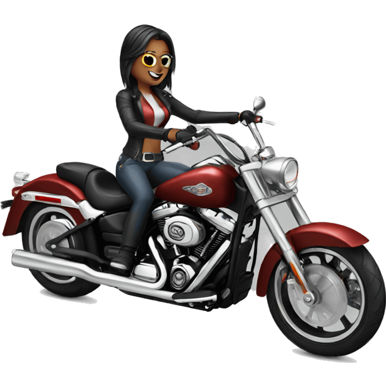 harley bikerin emoji