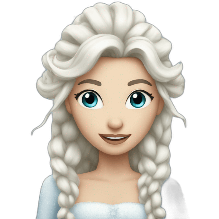 snow-queen-with-hair-in-the-air emoji