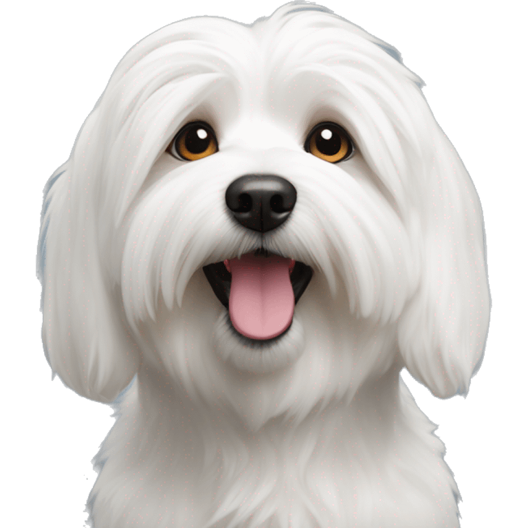 Coton de Tulear dog emoji