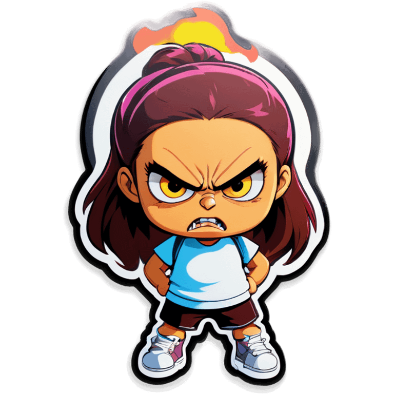 Myla angry emoji