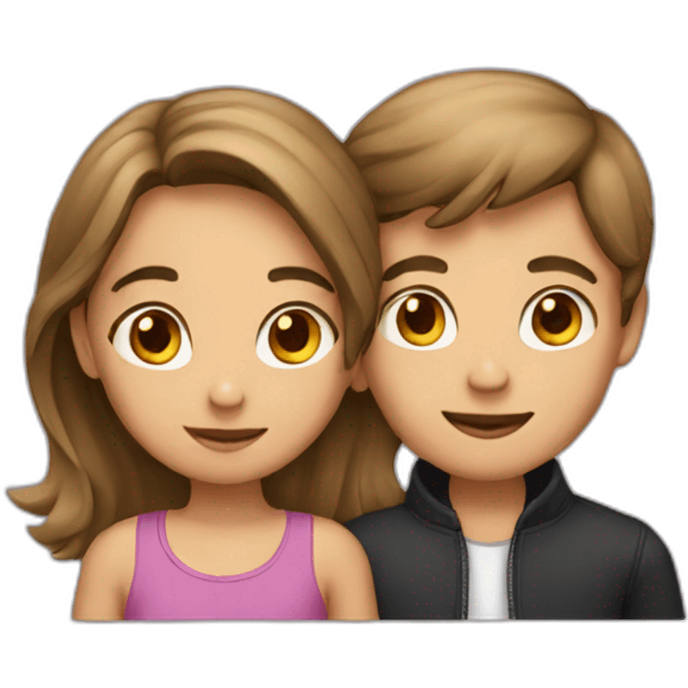 Girl with boy emoji