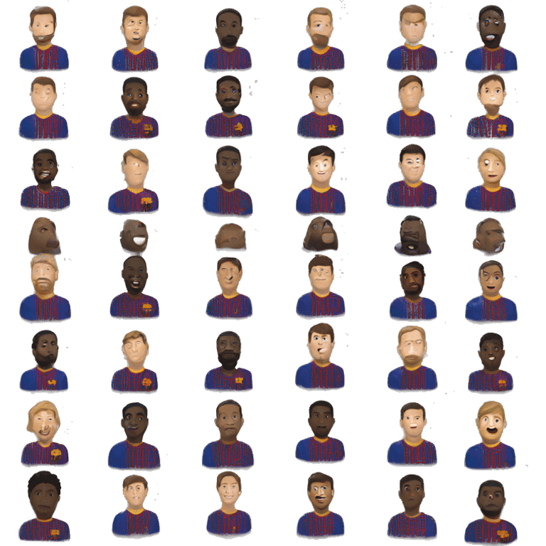 Barcelona football club emoji