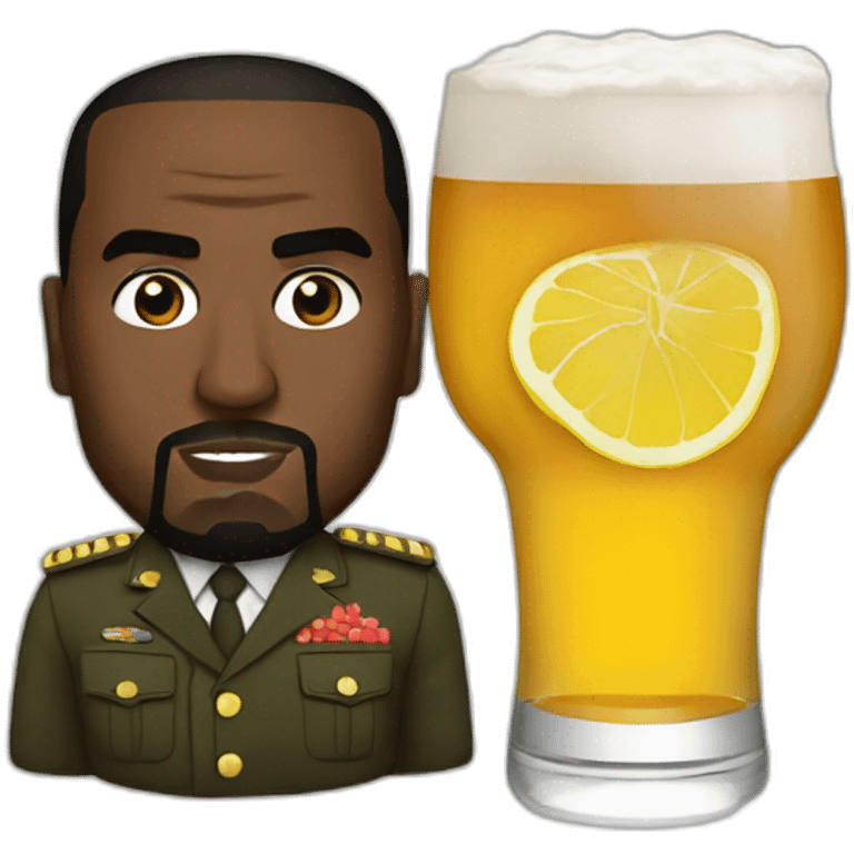 Kanye West and Atatürk drink rakı emoji