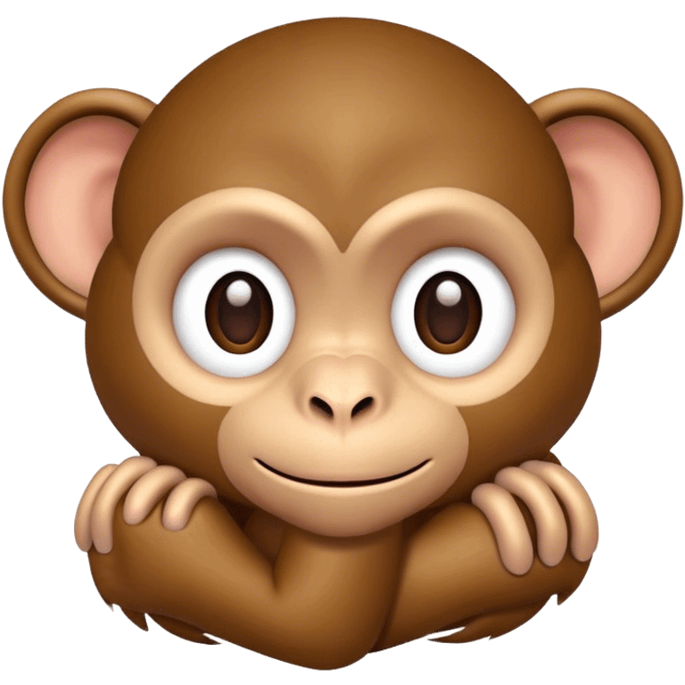 Monkey on a bed emoji