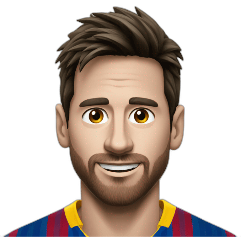 Messi enojado emoji