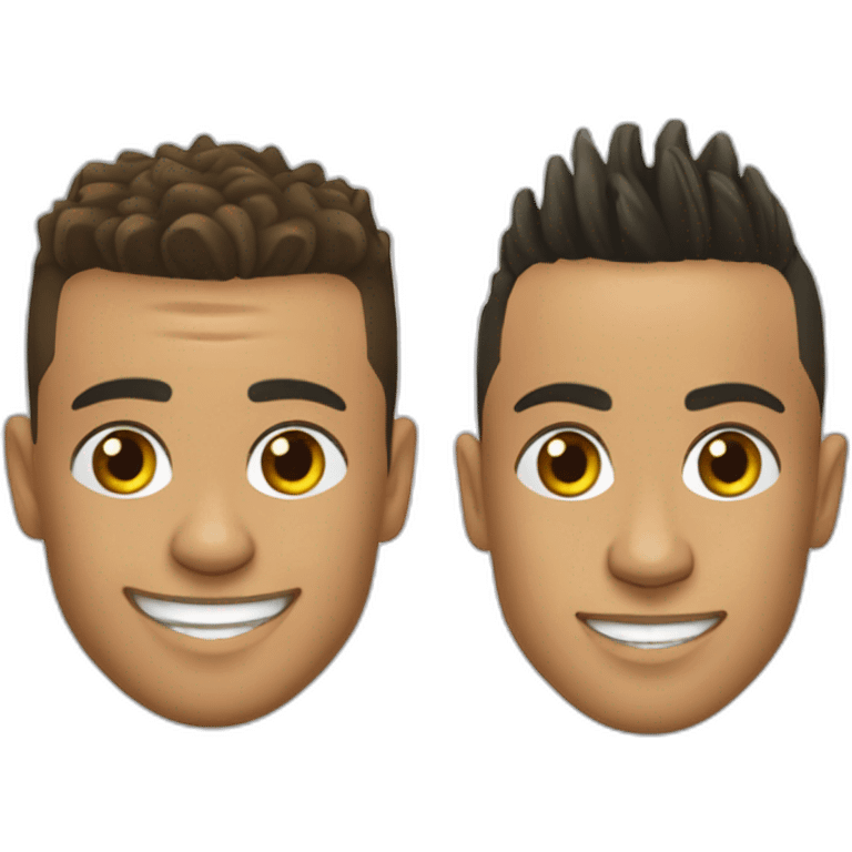 Neymar et Ronaldo  emoji