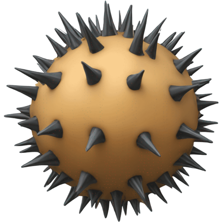 ball with spikes emoji