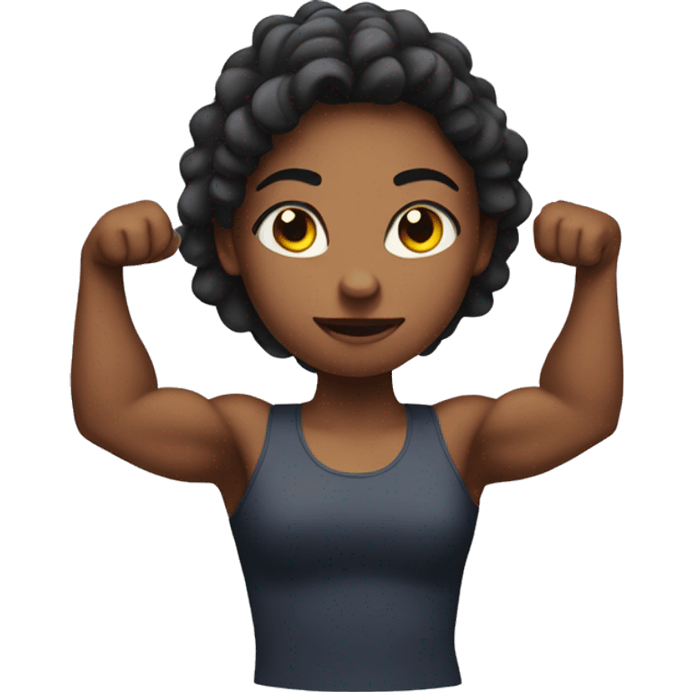 girl with biceps emoji