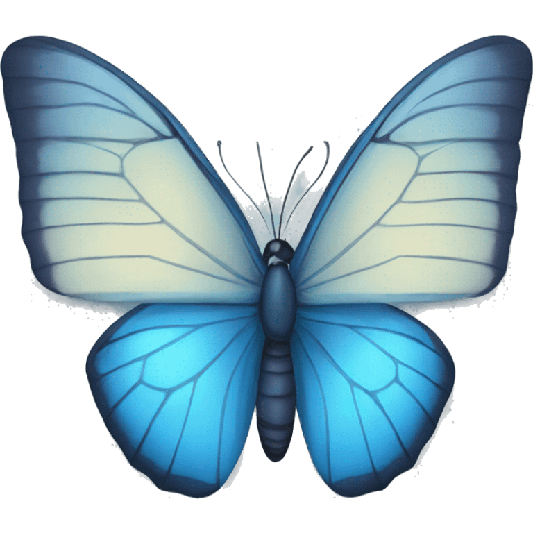 Blue butterfly  emoji