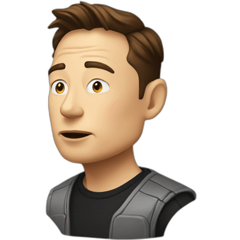 elon musk thinking emoji