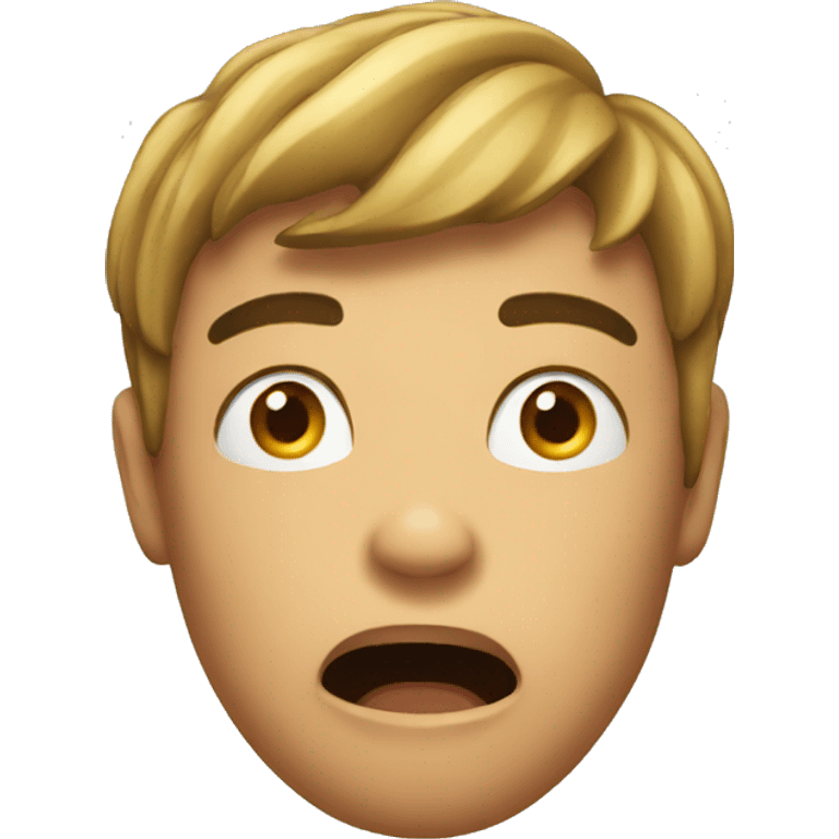 Shocked standard round emoji emoji