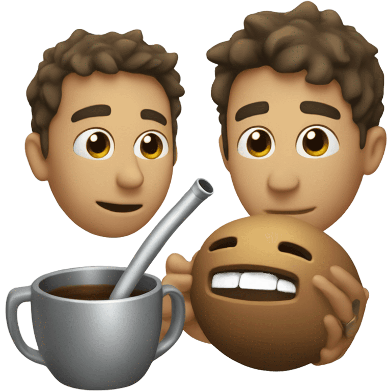 persona tomando mate emoji