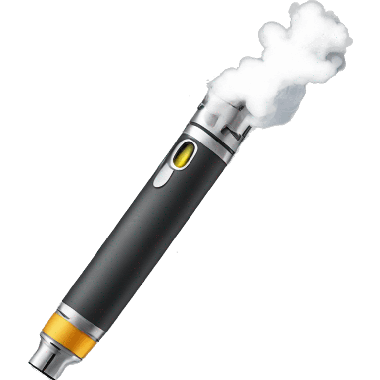 Vape pen with smoke coming out of the top emoji