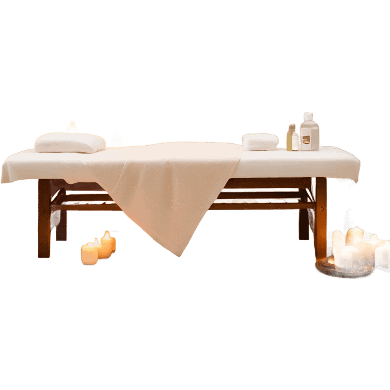 Massage on the table aesthetic  emoji