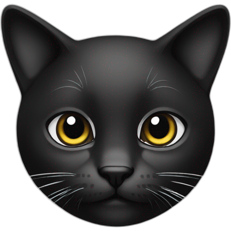 Cat black ans White  emoji