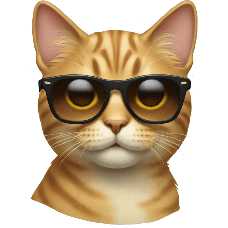 Cat with sunglassesj emoji