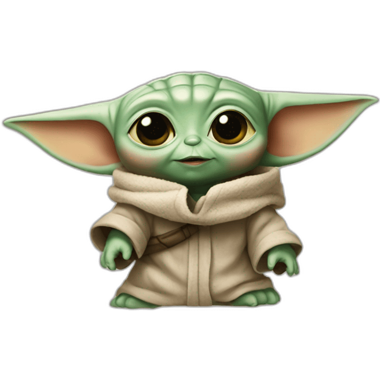 girl baby yoda emoji