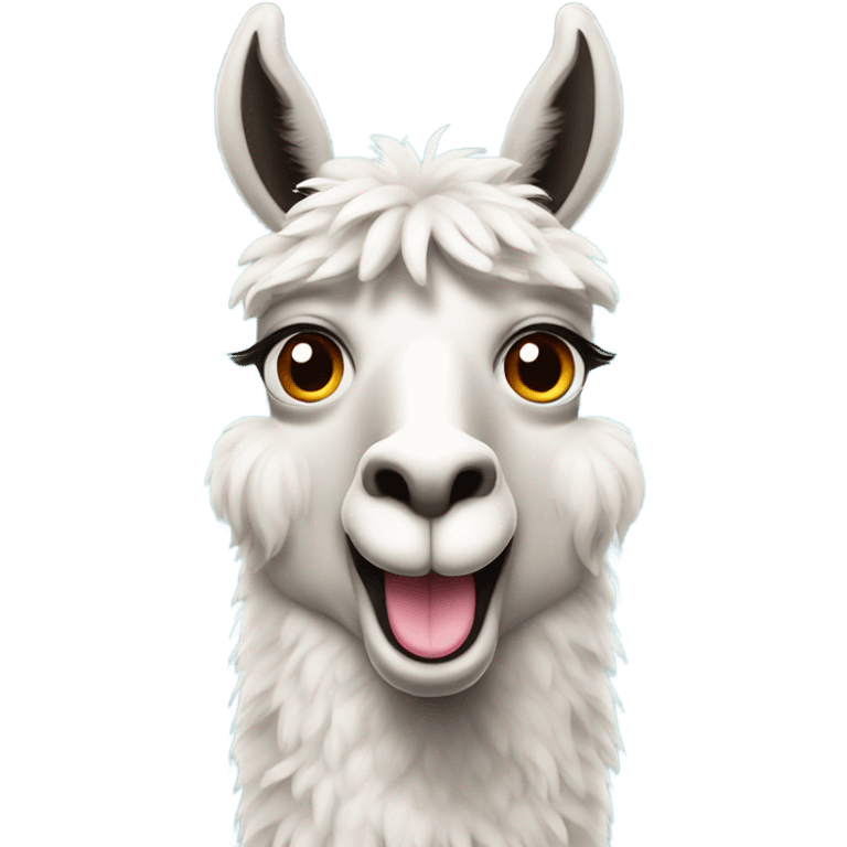 smiled lama emoji