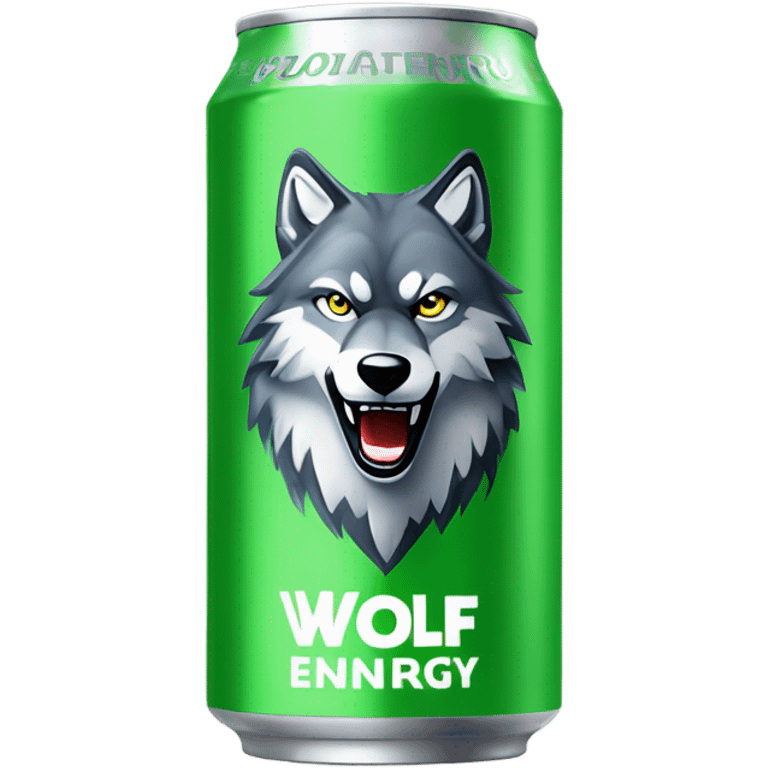 Woodruff wolf Energy Drink  emoji