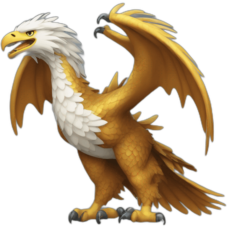 Eagle dragon emoji