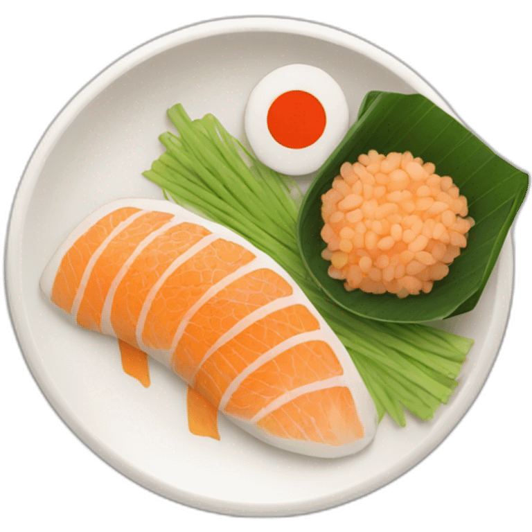 teishoku plate japanese food emoji