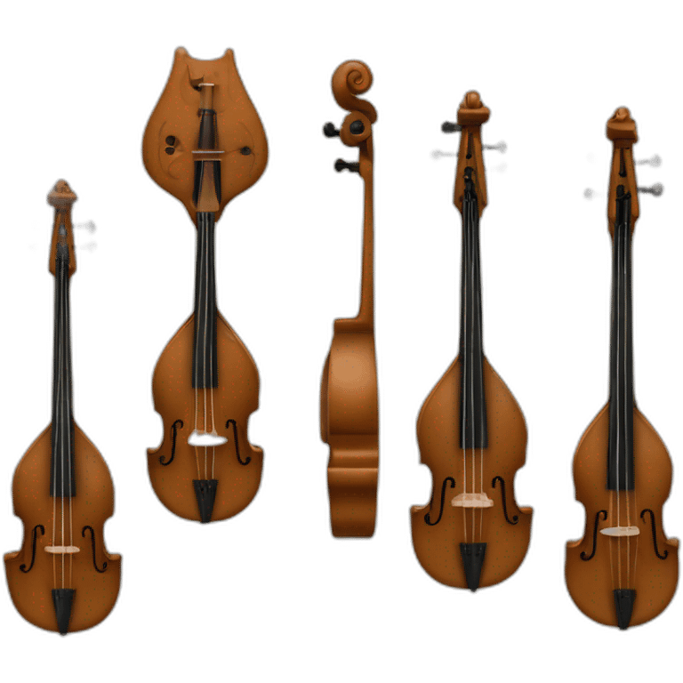 Erlandskian Bass Ktralamsh String Instrument Ethnic emoji