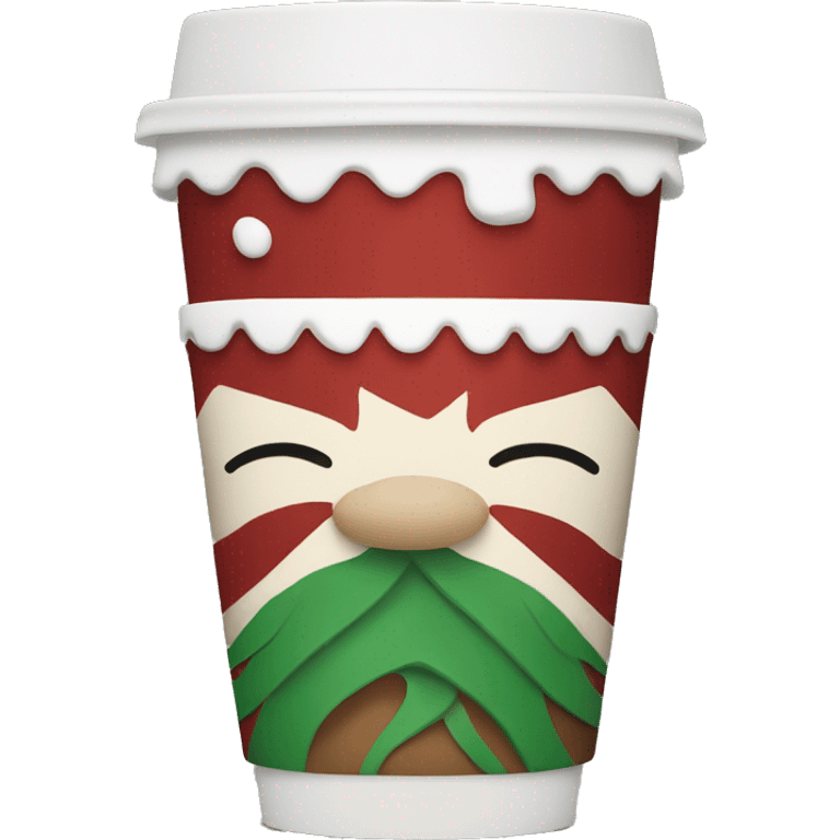 Starbucks holiday cup emoji