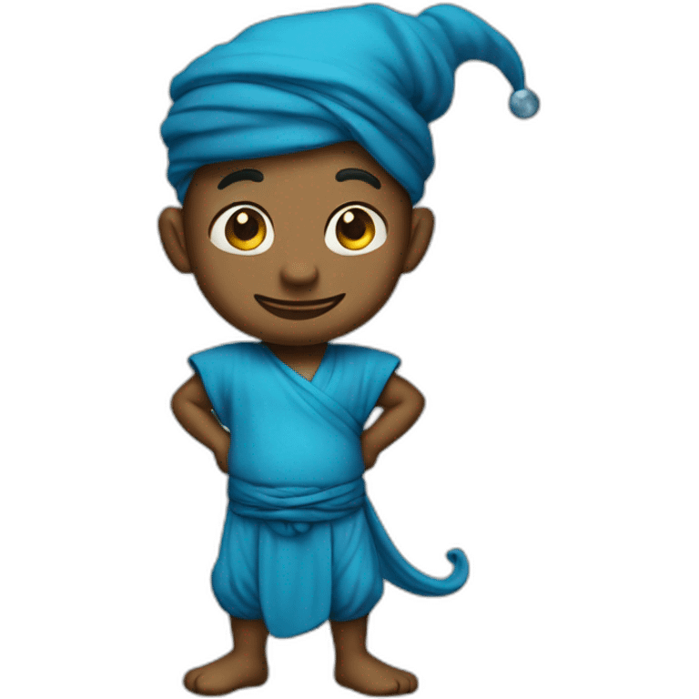 genie blue emoji