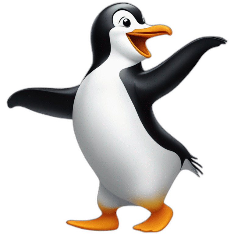 dancing penguin emoji